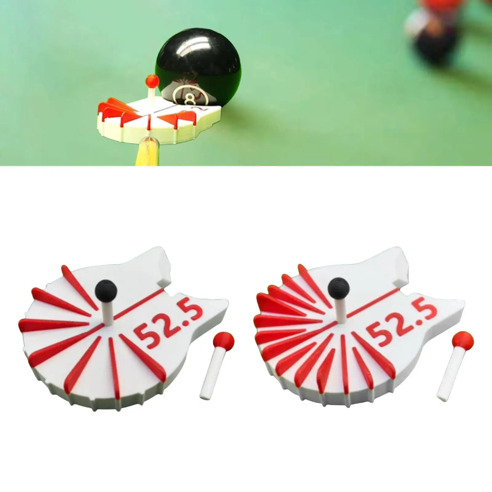 Snooker Aiming Trainer Equipment Multiple Angles Professional Lightweight Parts for Games Traveling Practicing Beginners Gifts