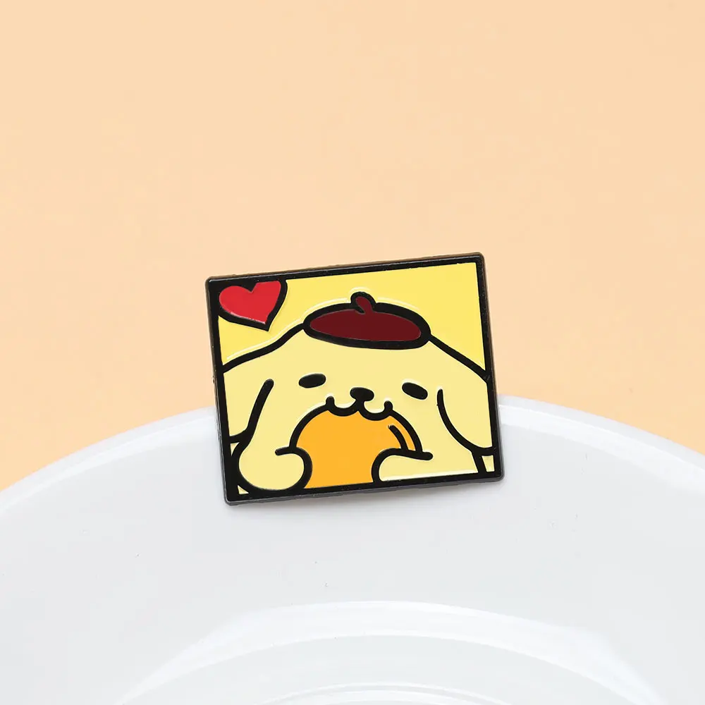 5 個漫画かわいいキティ動物エナメルピン女の子女性のブローチラペルピンバックパック用金属バッジジュエリーアクセサリー