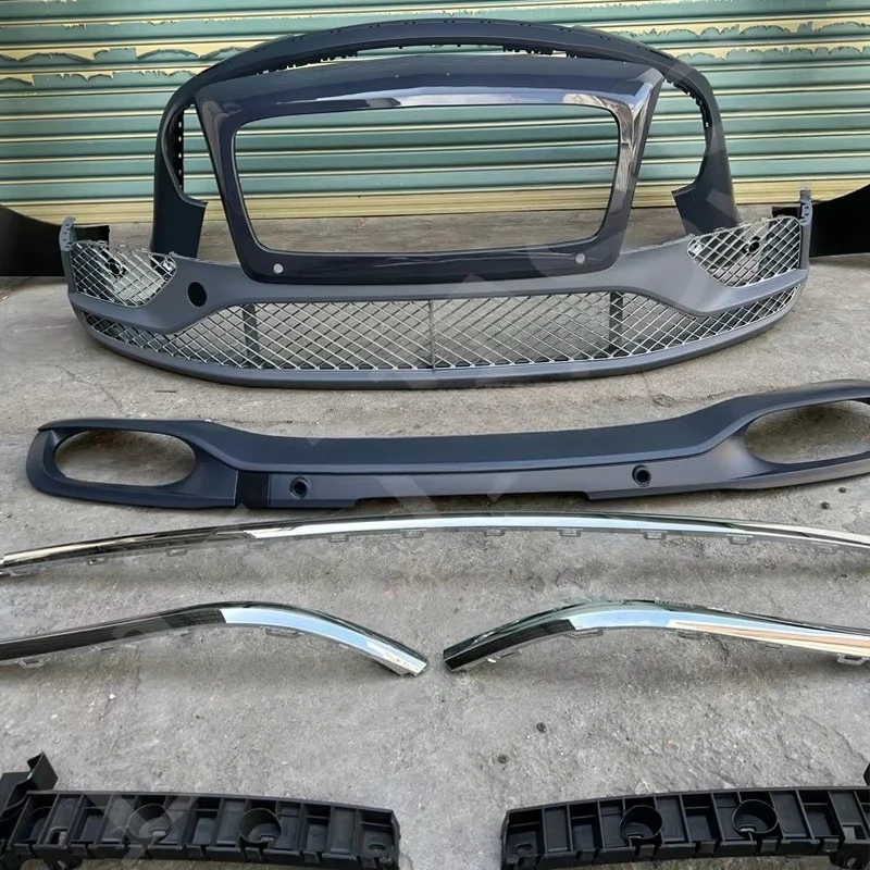 Aluminum Alloy Fender Car Body Kit Complete Assembly Front Bumper Part Conversion Upgrade to 2017 5