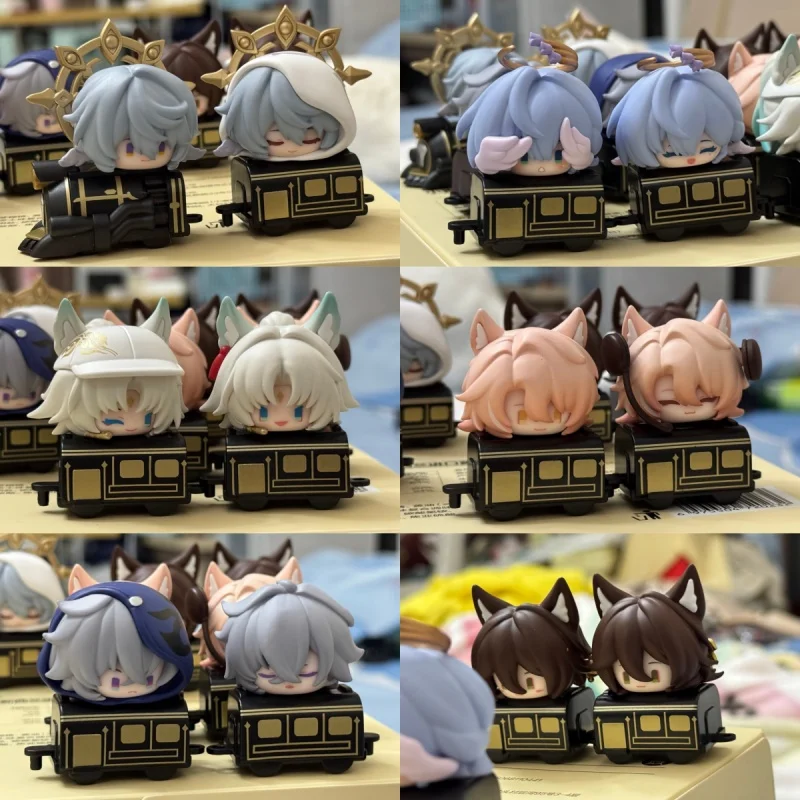 

In Stock Mihoyo Genuine Honkai Star Rail Stackable Figures Trendy Blind Box V3 Figurine Desktop Decoration Gift Ornament Toys
