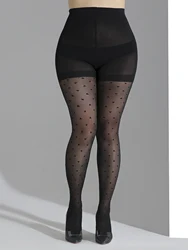 Plus Size women Sexy summer Breathable High Quality Patterned Fashion Versatile Elastic New Long Socks