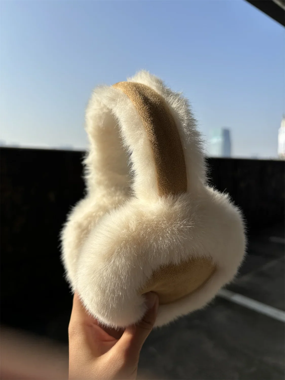 Fluffy Soft Earmuff Popular Fashion Man Woman Ear Muff High Quality Imitation Rabbit Fur Eardrum Winter Accessories Christmas