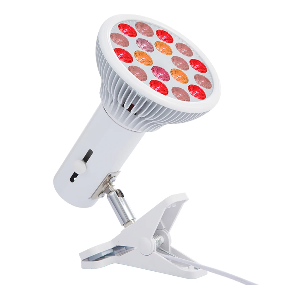 E27 Bulb 630nm 660nm Red Lamp Therapy, 810nm 830nm 850nm Infrared Bulb Therapy (Bulb with Stand)