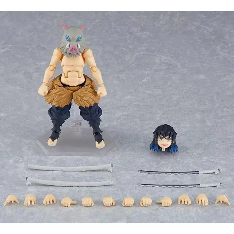 Genuine MaxFactoryfigma Demon Slayer Blade Pingyi's Help Pig Regular Edition Mobile Handheld Gift Model Movie Anime Multiverse