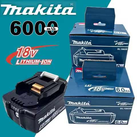 Genuine Makita 18V Battery 6ah With Battery Indicator Rechargeable for Makita Battery BL1830 BL1840 BL1850