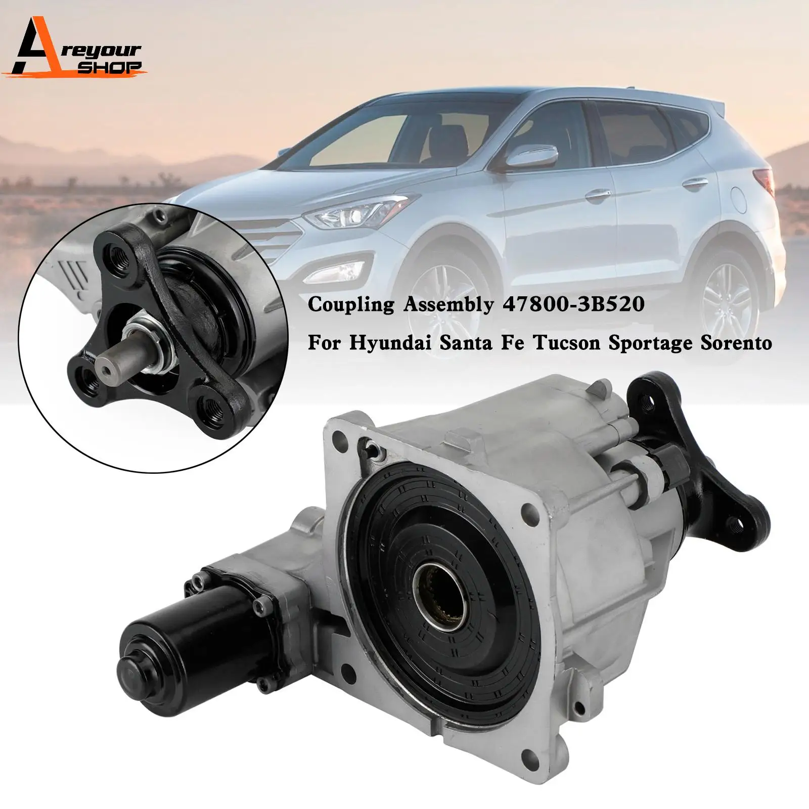 

Areyourshop Coupling Assembly 47800-3B520 for Hyundai Santa Fe Tucson Sportage Sorento