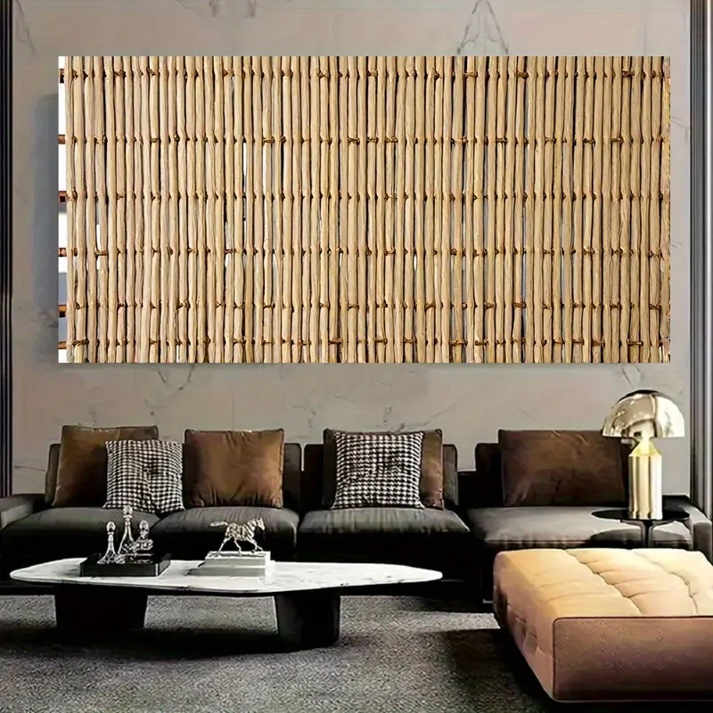 جدار تصوير خلفية علم من الخيزران، مناسب جدًا لخلفية البث المباشر وديكور الحفلات #6