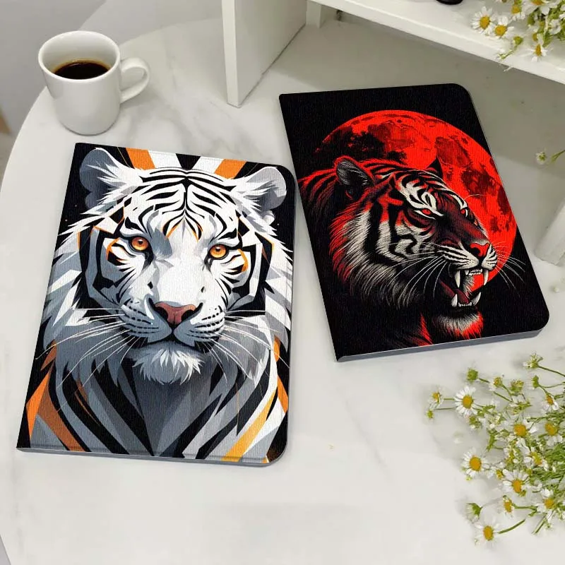 

Red Moon Tiger Head Gift Tablet Case For Samsung Galaxy Tab S7 S8 S9 S10 FE Lite