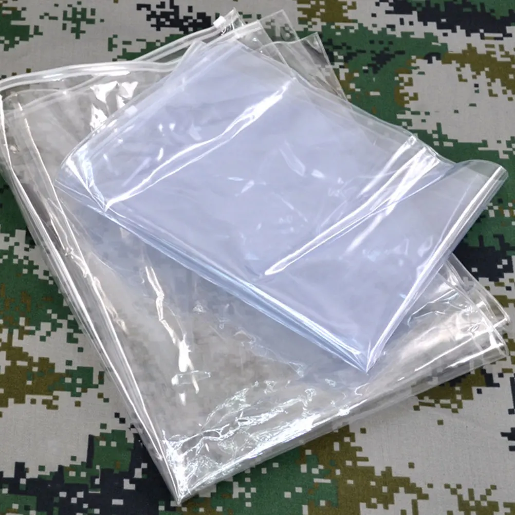 

Waterproof Map Bag Large Size PVC Transparent Folder Document Holder File ganizer Travel Pouch Outdoor Camping Hiking Storage