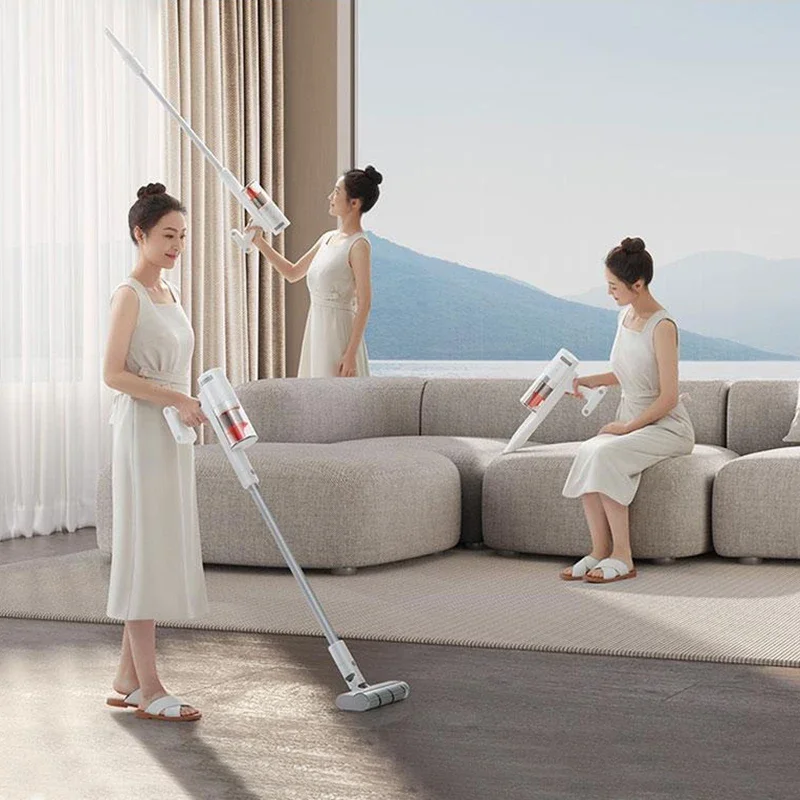 XIAOMI MIJIA Wireless Vacuum Cleaner 2 Slim High Speed Motors 20kPa Cyclone Suction 45 Minutes Usage Time Mite Removal Device