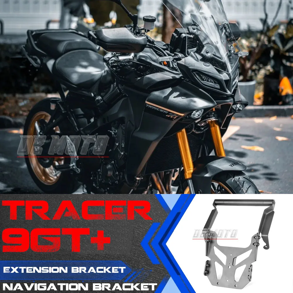 

New For Tracer 9 GT TRACER 9GT+ Plus 2023 2024 Motorcycle Accessories GPS Navigation Phone Holder Extension Bracket