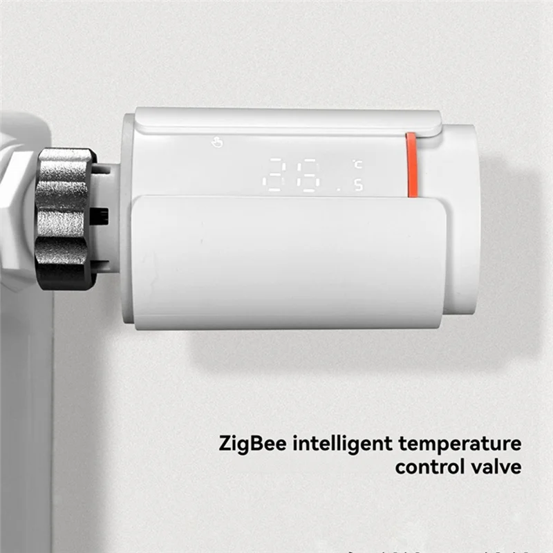 

3CGRO-Tuya Zigbee Thermostatic Radiator Valve Smart TRV Programmable Supports Alexa & Google Home, Remote App Operation