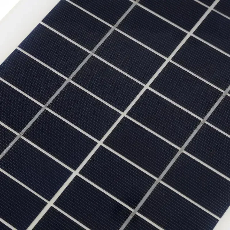 Panel Solar de polisilicio Flexible de 50W, salida USB Dual, placa de carga Solar impermeable para coche, fuente de alimentación con controlador 10A-60A