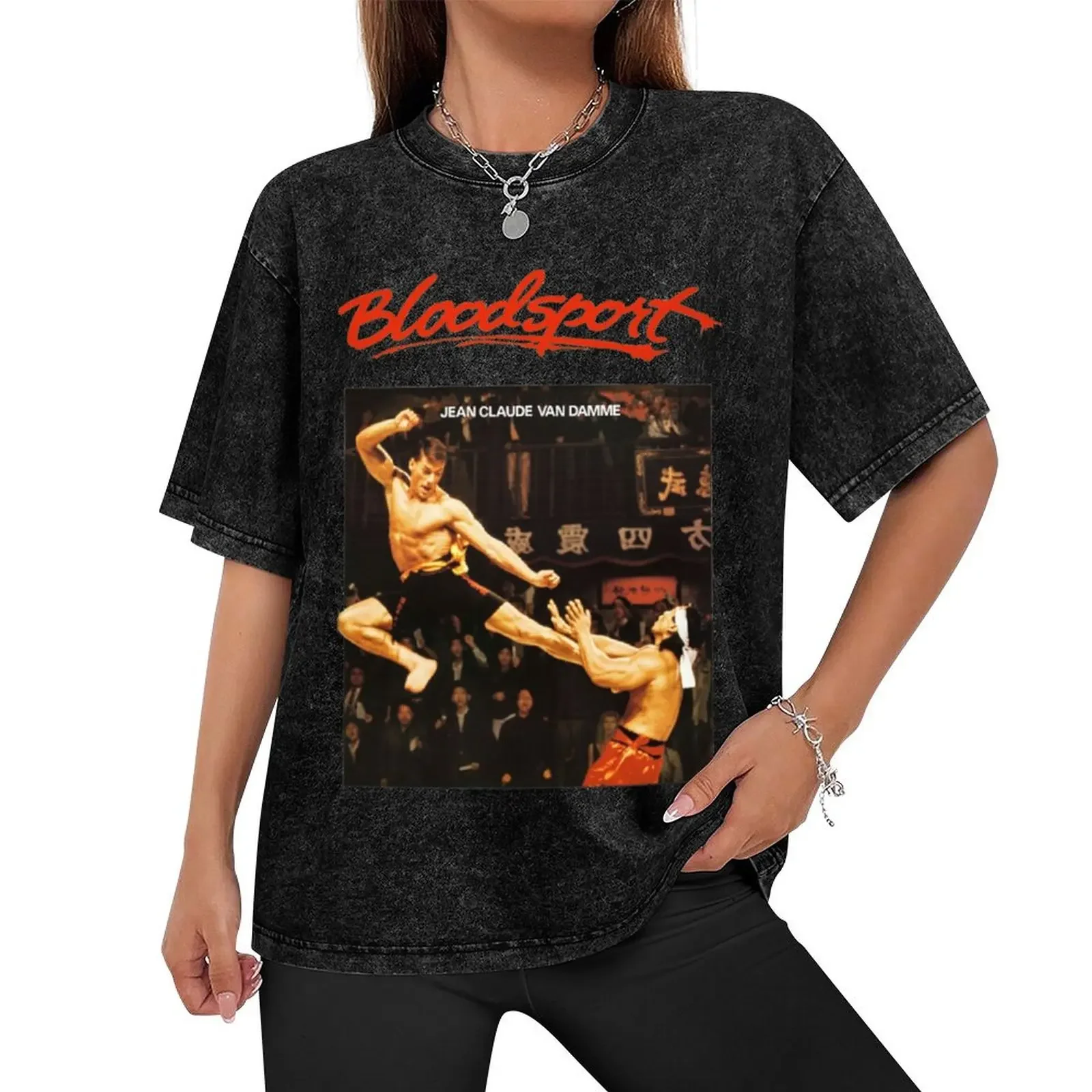 bloodsport T-Shirt designer shirts Short sleeve tee vintage clothes plain black t shirts men