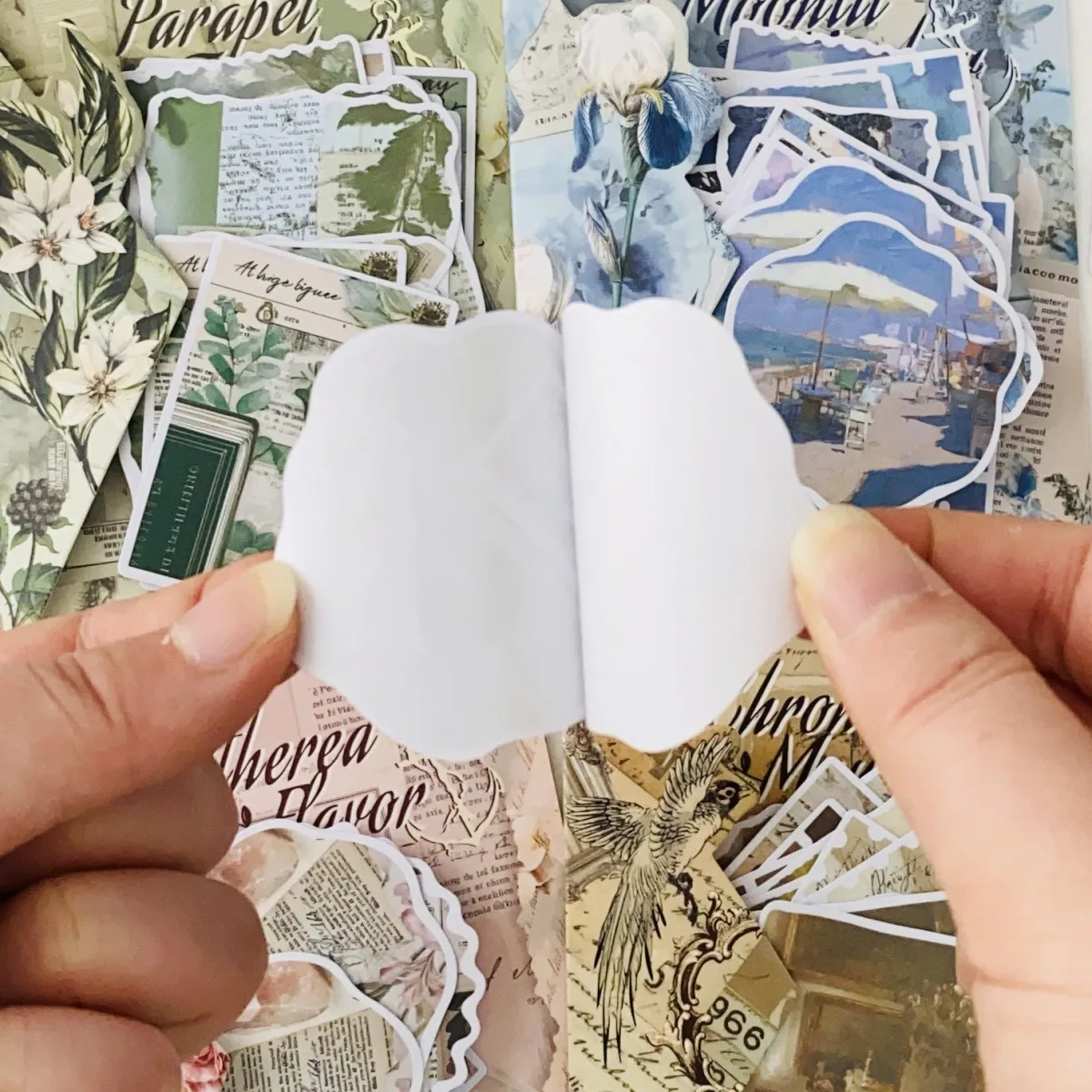30 Stück Vintage-Aufkleber, Papier, Scrapbook-Aufkleber, Tagesplaner, Handbuch, Junk-Tagebuch-Aufkleber, Scrapbooking-Zubehör für DIY-Handwerk