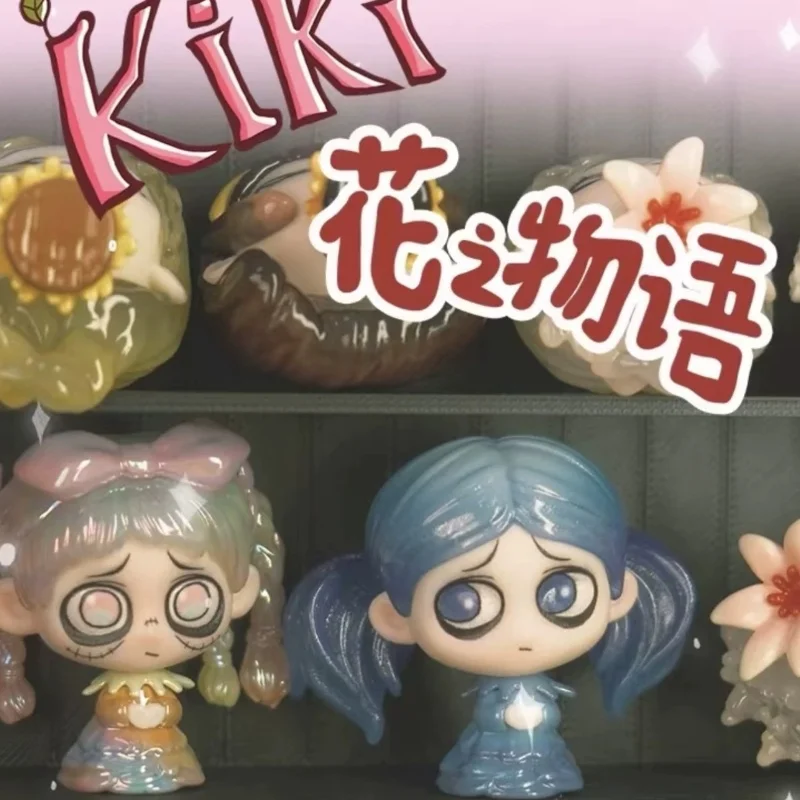 

Kiki In Stock Blind Box Blind Bag 3rd Generation Flower Language Series Trendy Collectible Figurine Ornament Desktop Decoration