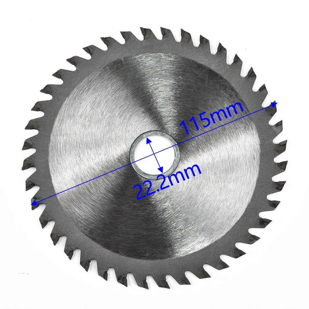 Convenient Useful Circular Sawing Blade Hard rubber Spare Woodwork Alloy Plastic Replacement Steel Tool 115mm 40 Teeth