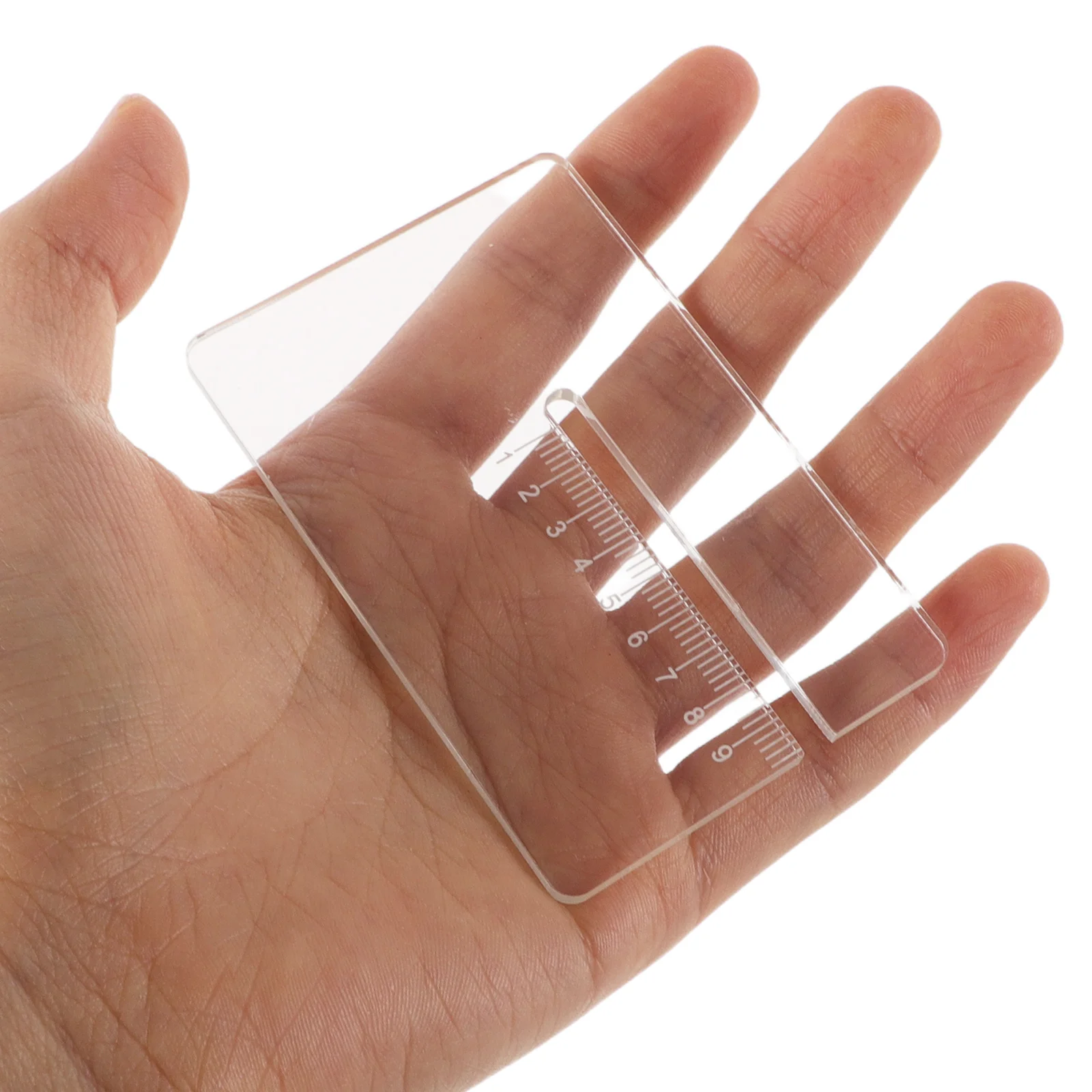 2 قطعة دليل لكمة مسطرة متعددة الوظائف تحديد المواقع بدقة خياطة لوحة المساعدة لمشاريع الأعمال الجلدية ذاتية الصنع