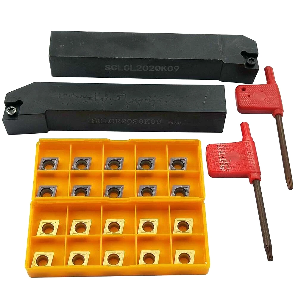 

SCLCR2020K09 Turning Tool Holder with 20 CCMT09T304 Carbide Inserts for Optimal Performance in Tough Environments