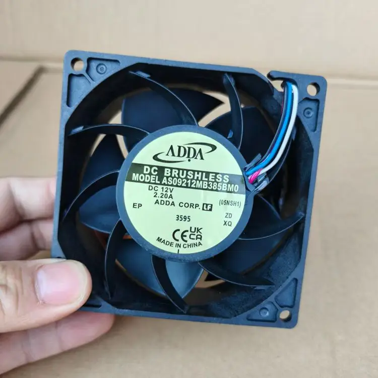 

ADDA AS09212MB385BM0 DC 12 В 2,2 А 90x90x38 мм 4-проводной охлаждающий вентилятор для сервера
