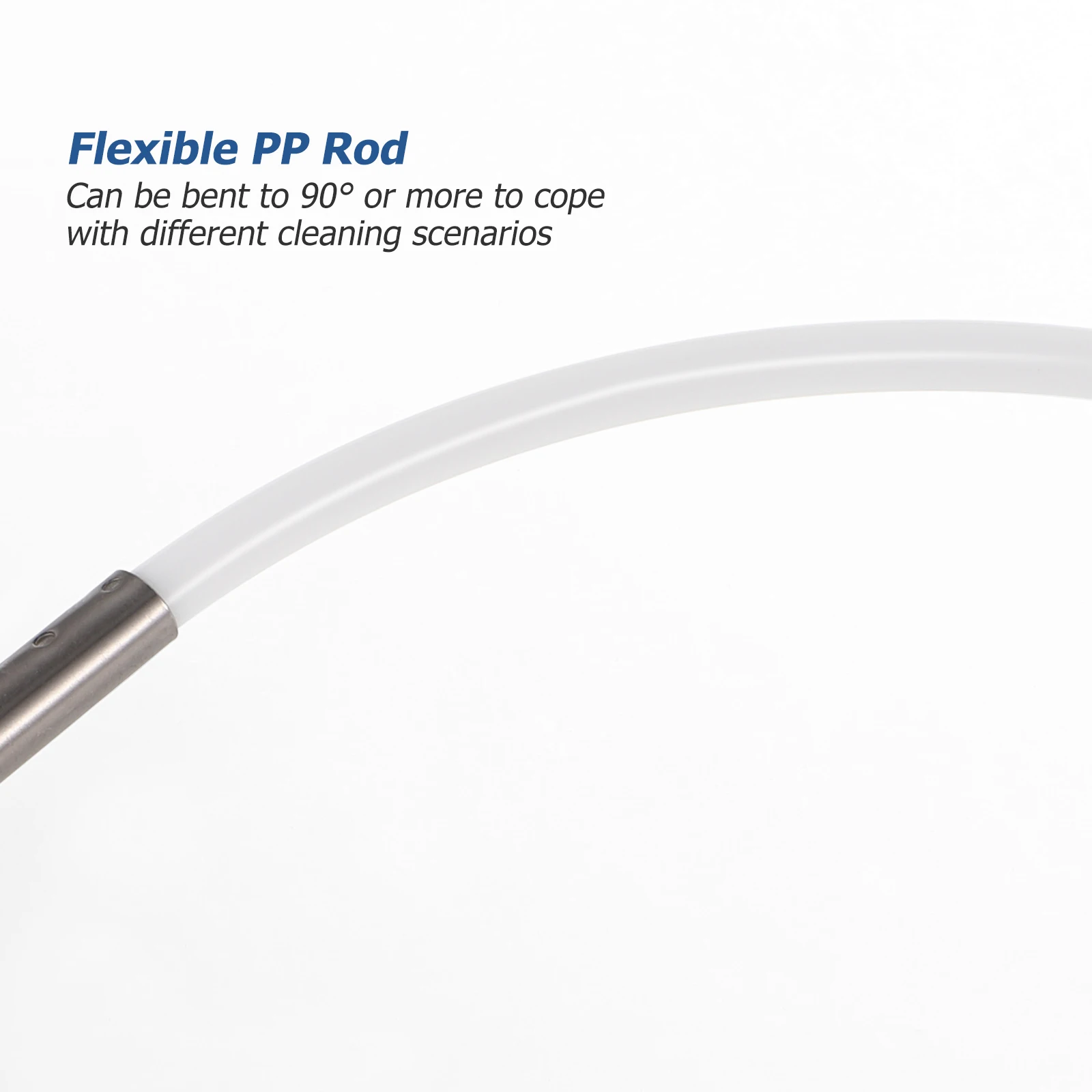 18 pcs Pipe Cleaning Brush Chimney Sweep Kit Adjustable Rods PP Nylon Multi Use For Drains Tubes Gutter Cleaning Tools