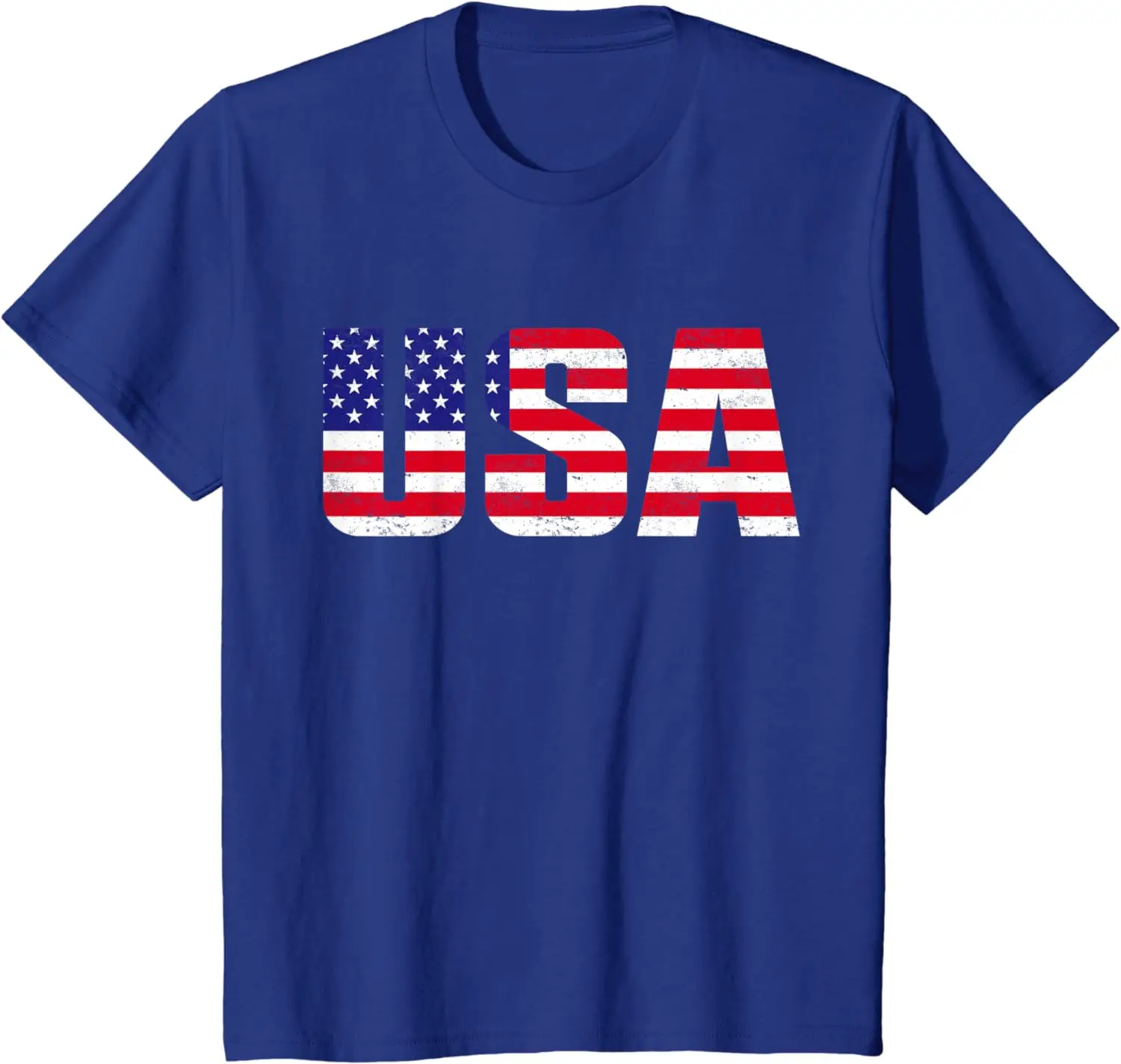 USA T Shirt Patriotic American Flag Men Women Kids July 4th T-Shirt