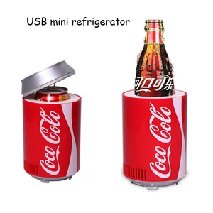 Mini USB refrigerator, double use, refrigerator, glue bottle, house, dormitory, car, office, refrigerator, wine, computer, DC 5V, 12V 10 Main Sales Kitchen Refrigerator - №7