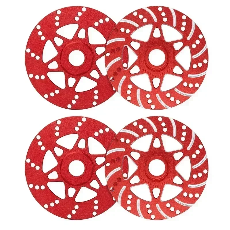 

4pcs Metal Brake Disc Wheel Hex Hub Adapter for Arrma 1/7 Infraction Limitless Felony 1/8 Typhon Upgrade Parts