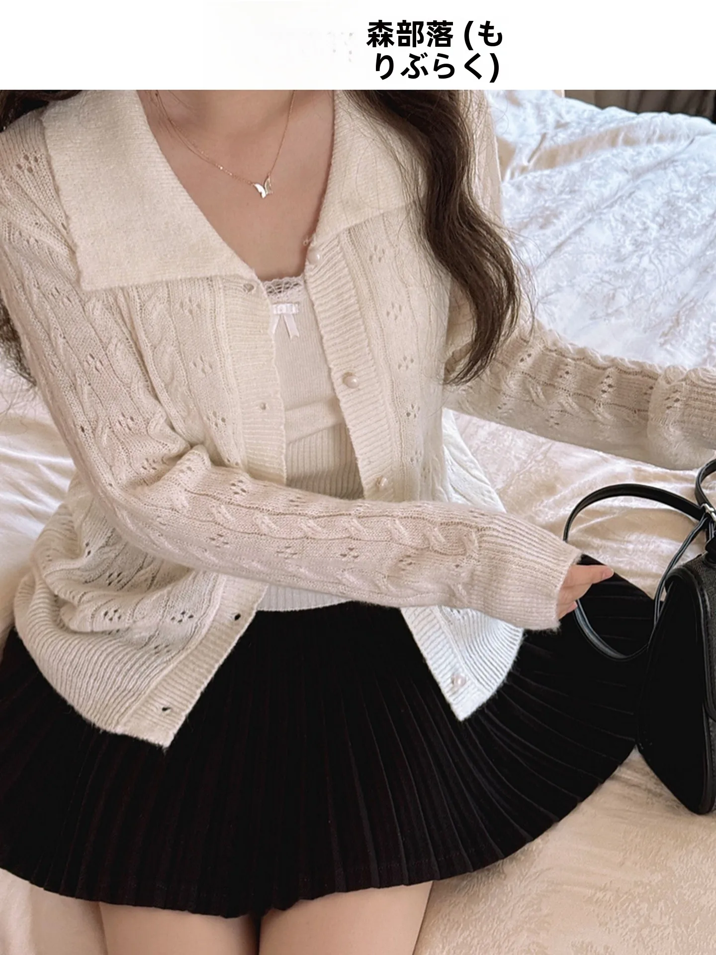 

Женский вязаный кардиган свободного кроя с отложным воротником, однотонный, весенний, повседневный, с длинными рукавами, модный топ