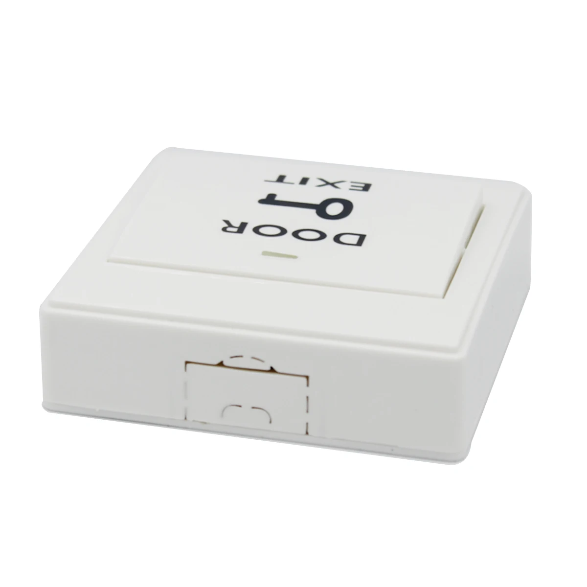 86mm DC 12V Push Exit Release Button Switch with Button Box for Door Access Control System Plastic Panel Button