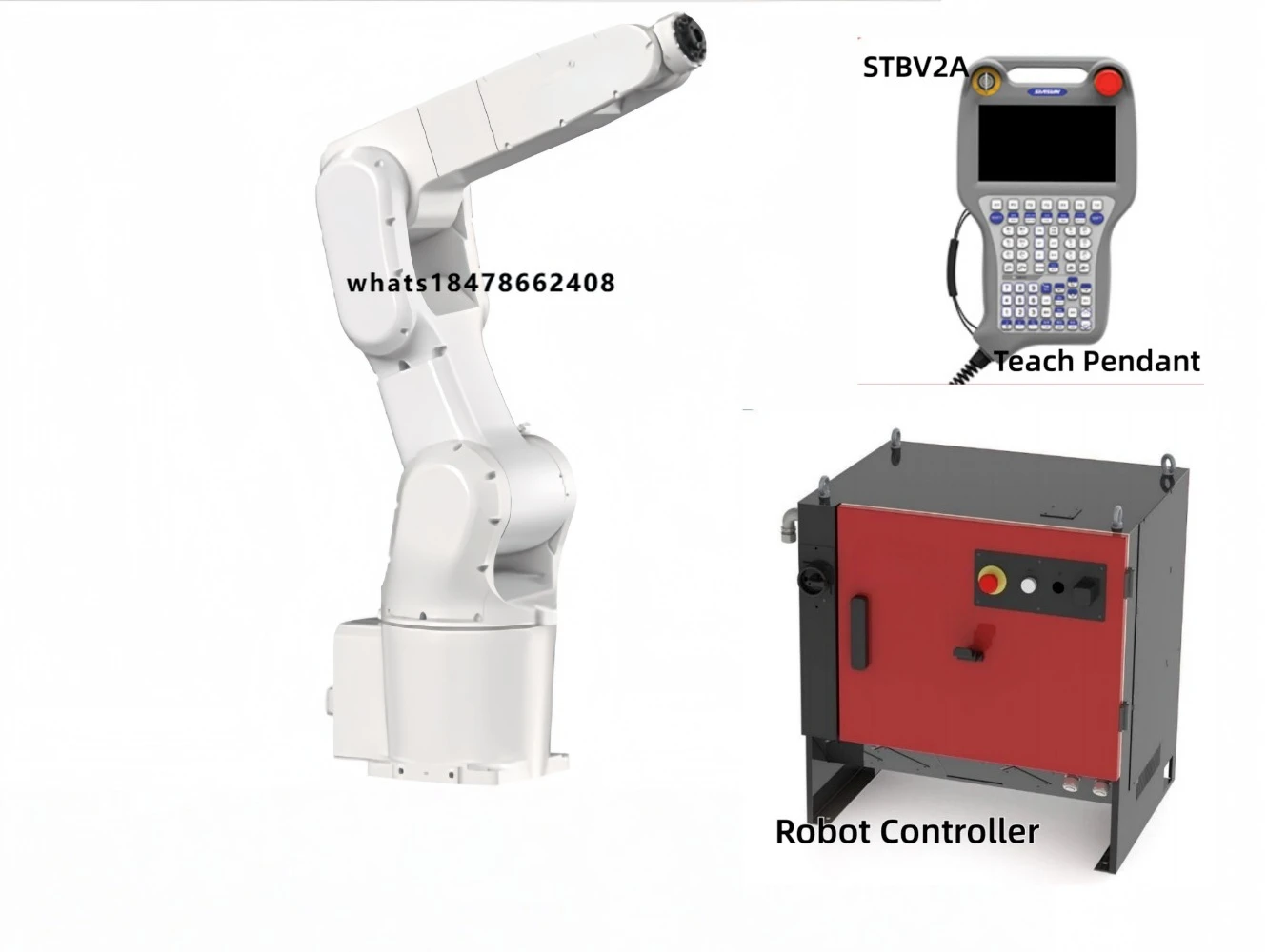 Efficient 6-Axis Industrial Robotic Arm 7kg Payload PLC Motor Smart Articulated Robot Servo-Electric Drive for Pick Place