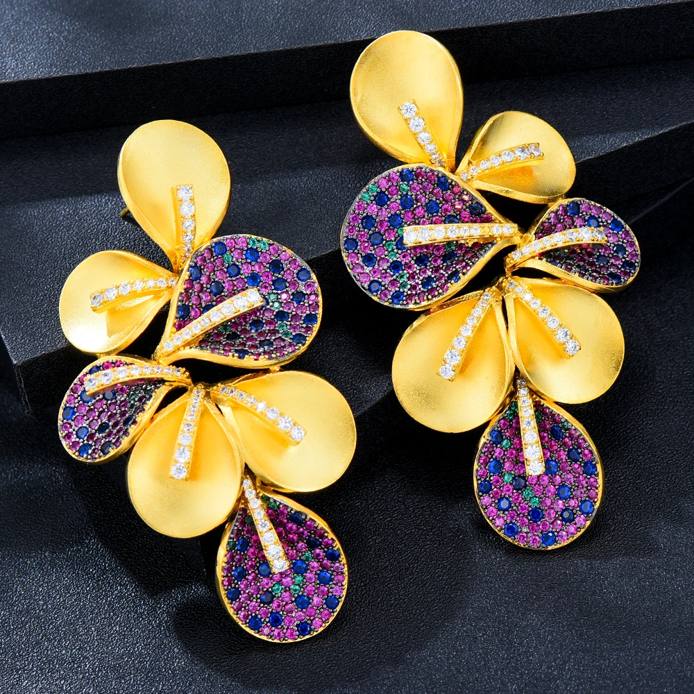 

Женские свадебные серьги GODKI, брендовые, модные, популярные, Роскошные, с каплями воды, с фианитом