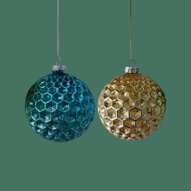 

16pcs/pack Diameter=8cm Hand Painting Different Colorful Glass Ball Pendant Home Decoration Christmas Day Tree Hanging Globe