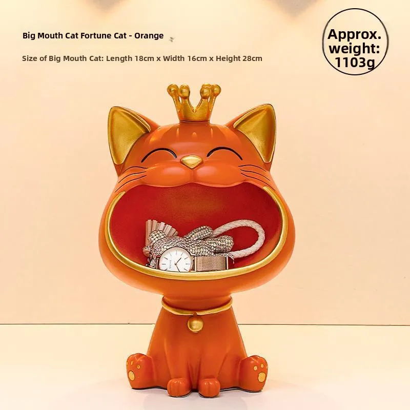 

High-End Creative Home Entrance Key Storage Decoration Luy Statue Living Room Desktop Decoration Moving New Home