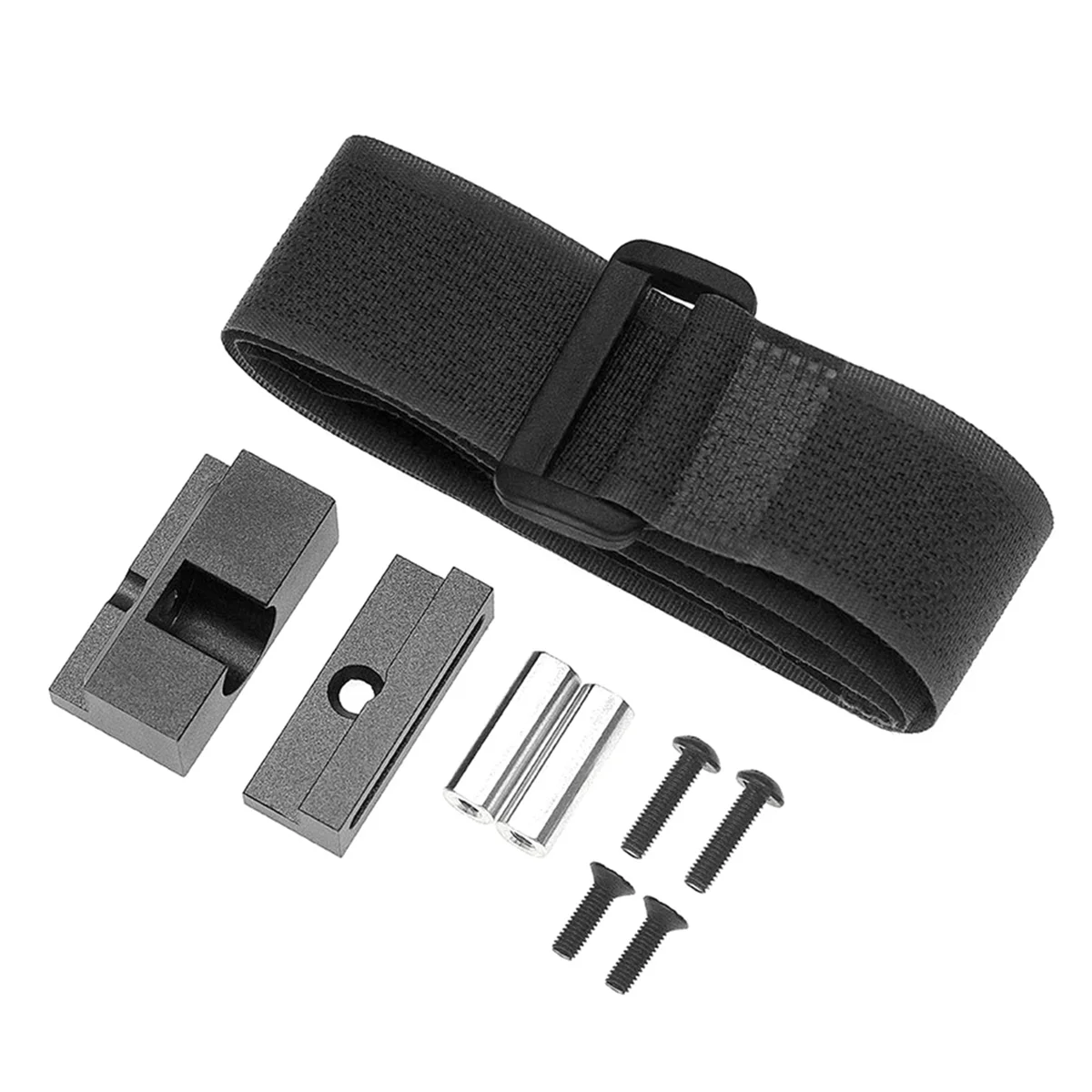 Battery Holder Mount Hold Down with Battery Strap for TT02 TT02D TT02B 1/10 RC Car Upgrade Parts Black