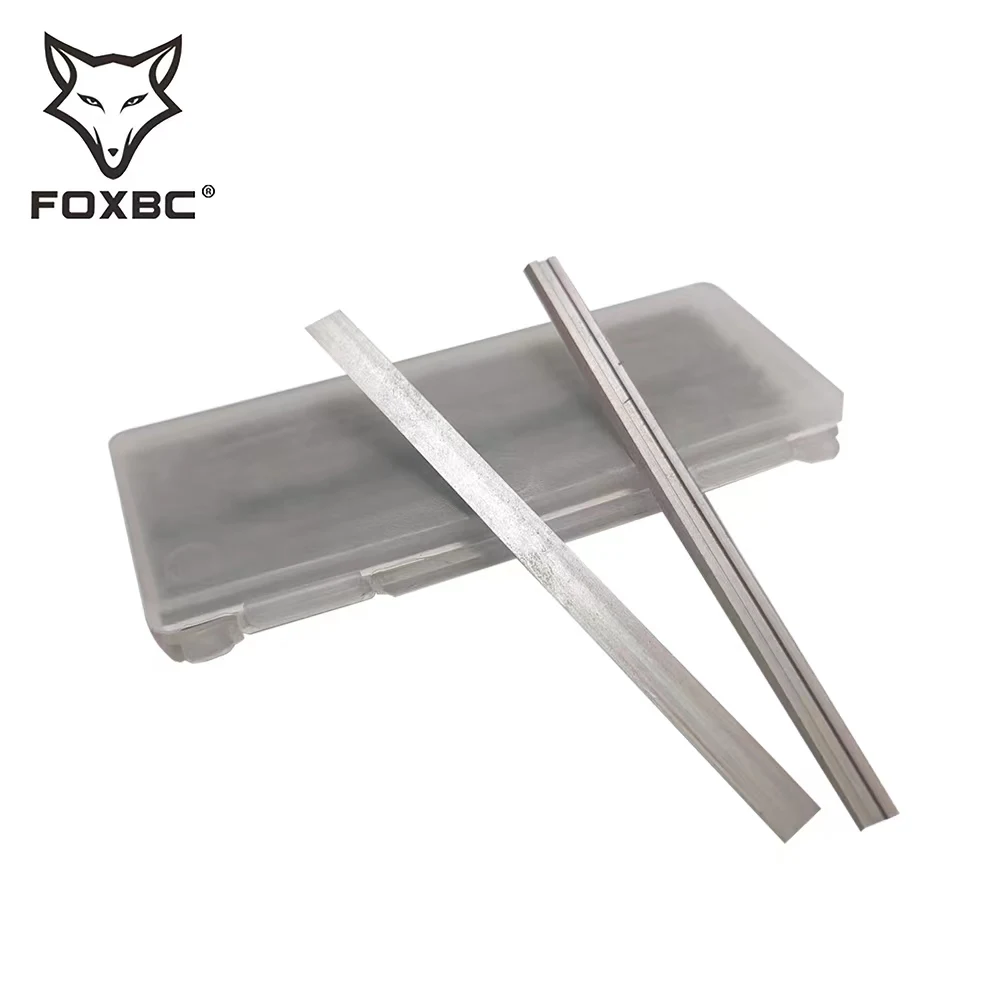 Imagem -06 - Facas de Lâminas Foxbc 82 mm Hss Plaina para Bosch Dewalt Metabo Makita Tendência e Elu Ferramentas de Poder para Trabalhar Madeira Accessorie 31 10 Pcs