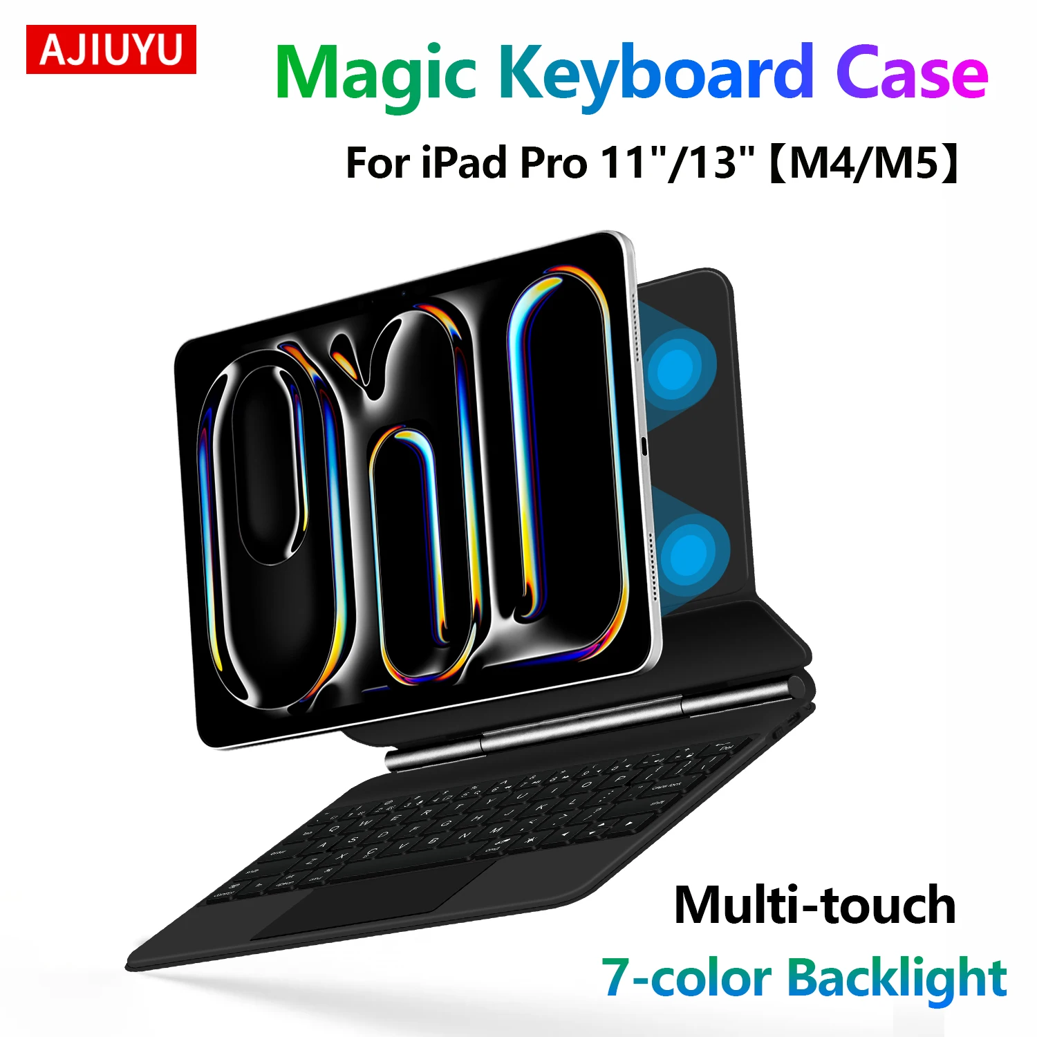 Magnetic Magic Keyboard for iPad Pro 13 M4 2024 M5 2025 13