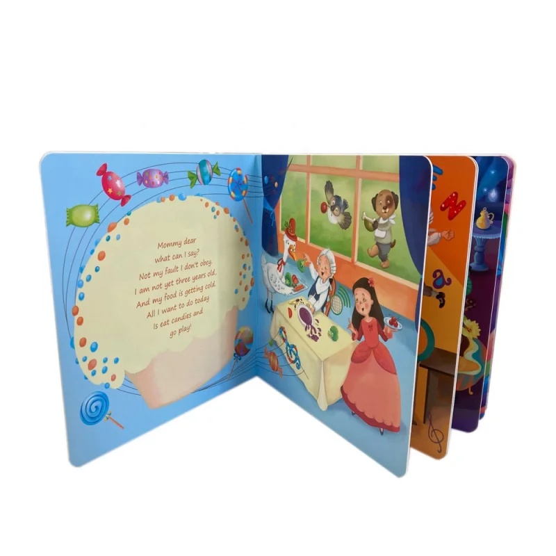 

custom Children Sounds Book Printing with Buttons Education Music Book for Kid Learning Books Printing