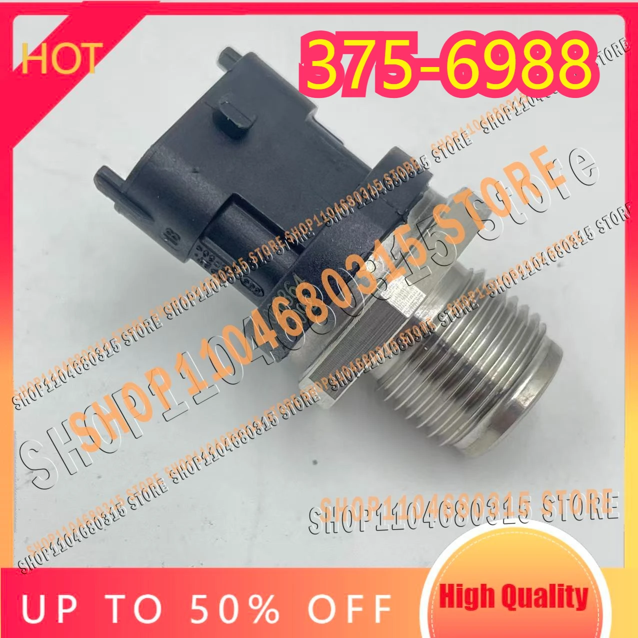 

High Quality Common Rail (CR) Fuel Pressure Sensor 375-6988 3756988 for Engine C7.1 C4.4 Excavator 320D 320D2 323D 323D2