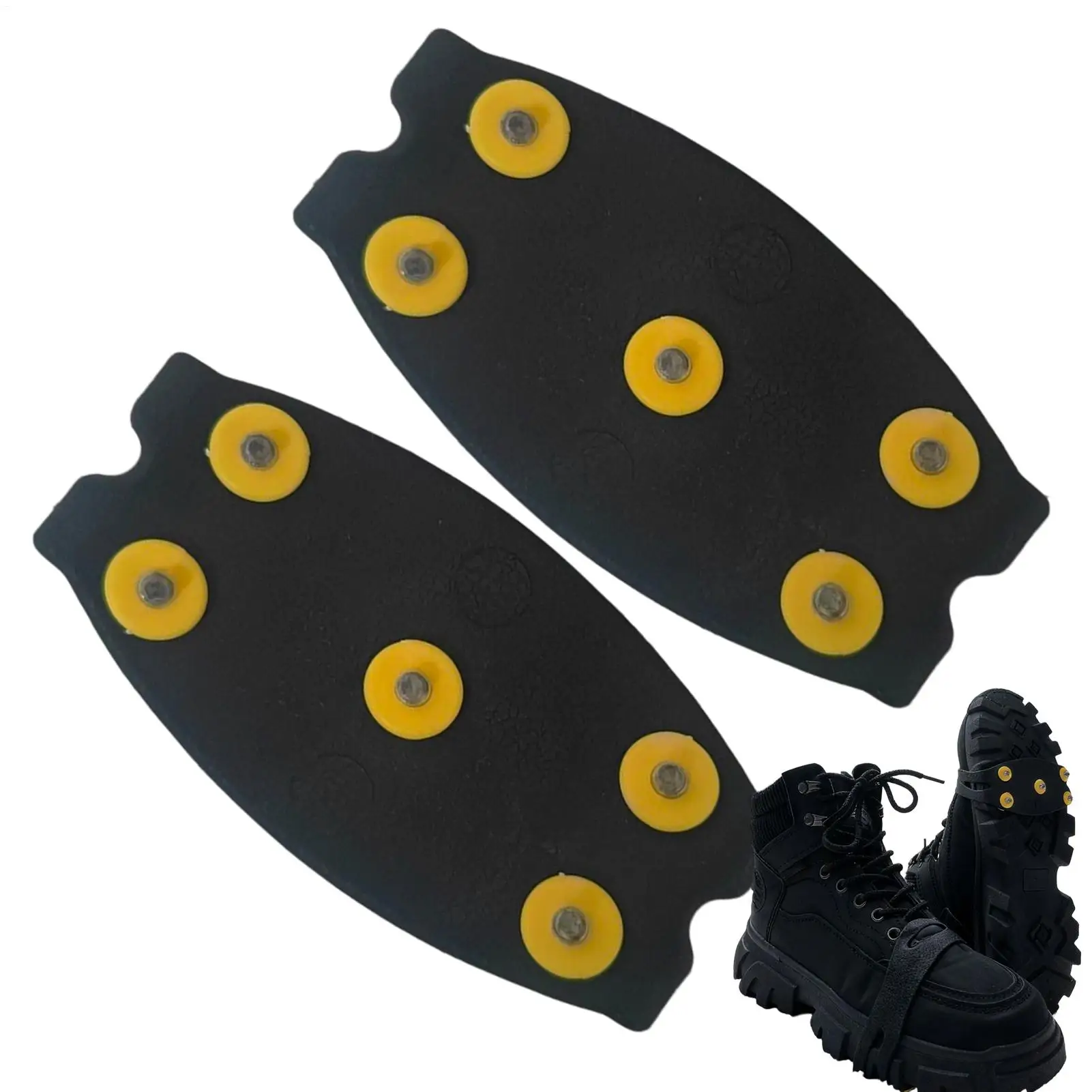 

Противоскользящие шипы для обуви от льда и снега, для ходьбы, бега, походов, альпинизма, зимних видов спорта на открытом воздухе