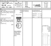 

8770709 STD000G engine PISTON PISTON PISTON PISTON ring DUCATO MOVANO MASTER flat (BIYEL (STD) pin CAP: (32 ×) pin CAP: (32 ×)