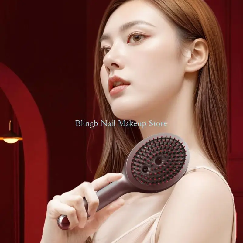 

28TA Vibration red light atomizer massage comb: anti hair loss technology, vibration massage to relax the scalp, red light hair