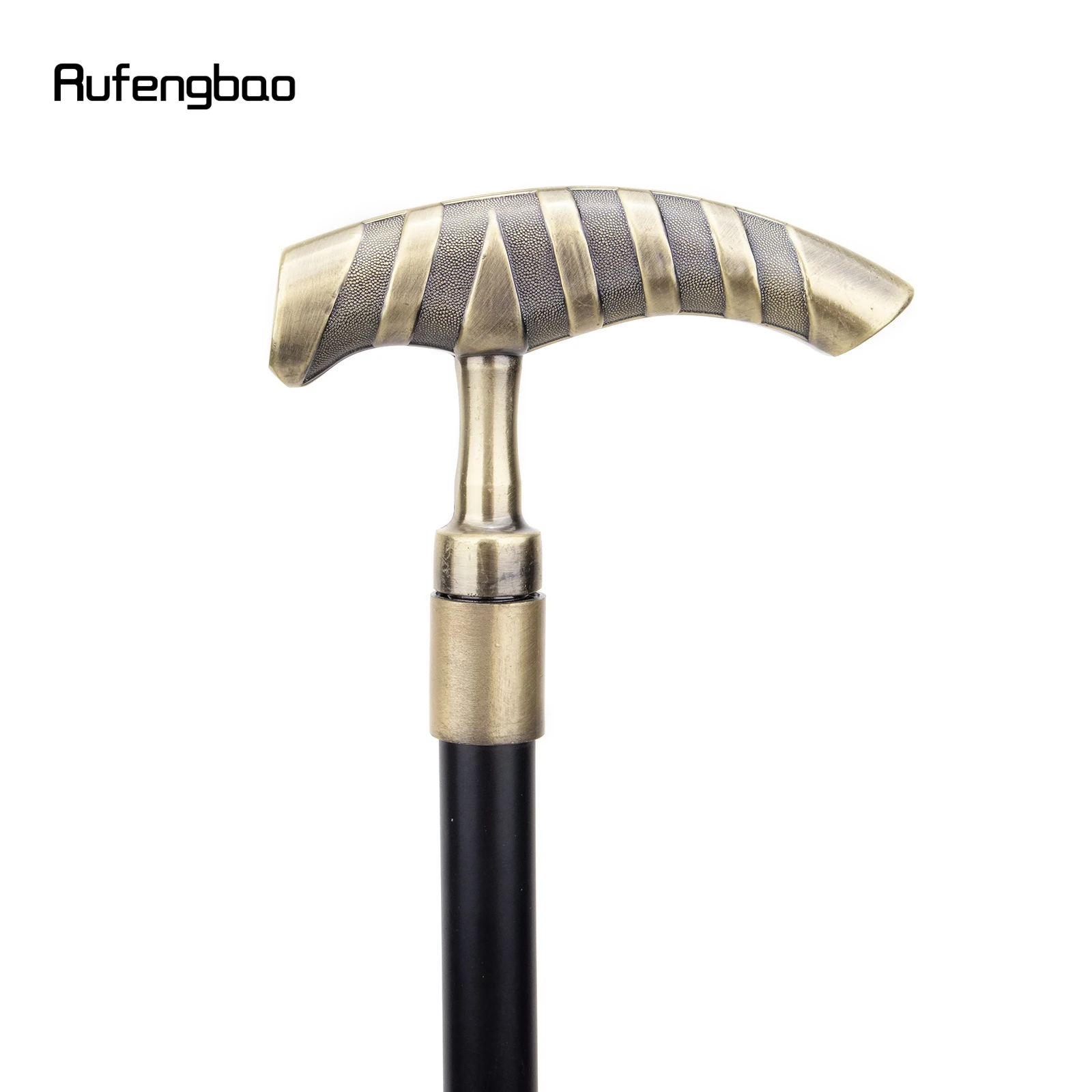 装飾的な金のストライプのウォーキングスティック,ヴィンテージパーティー,ファッショナブルな杖,ハロウィーンのトリミング,93cm