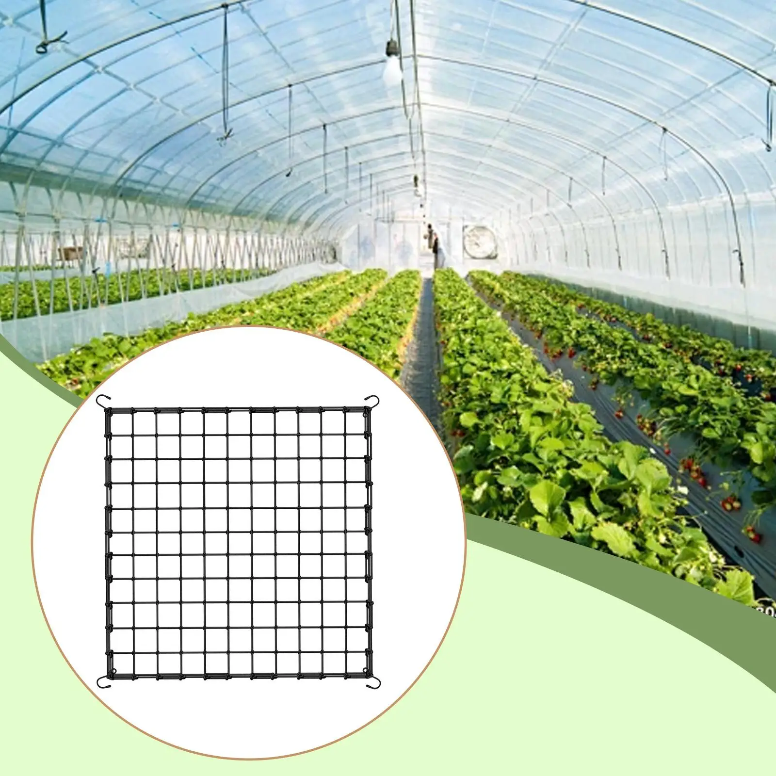 Elastic Trellis Netting for Climbing Plants Plastic Garden Net Scrog Mesh Support for Hydroponics Vegetables Fruits - view 4
