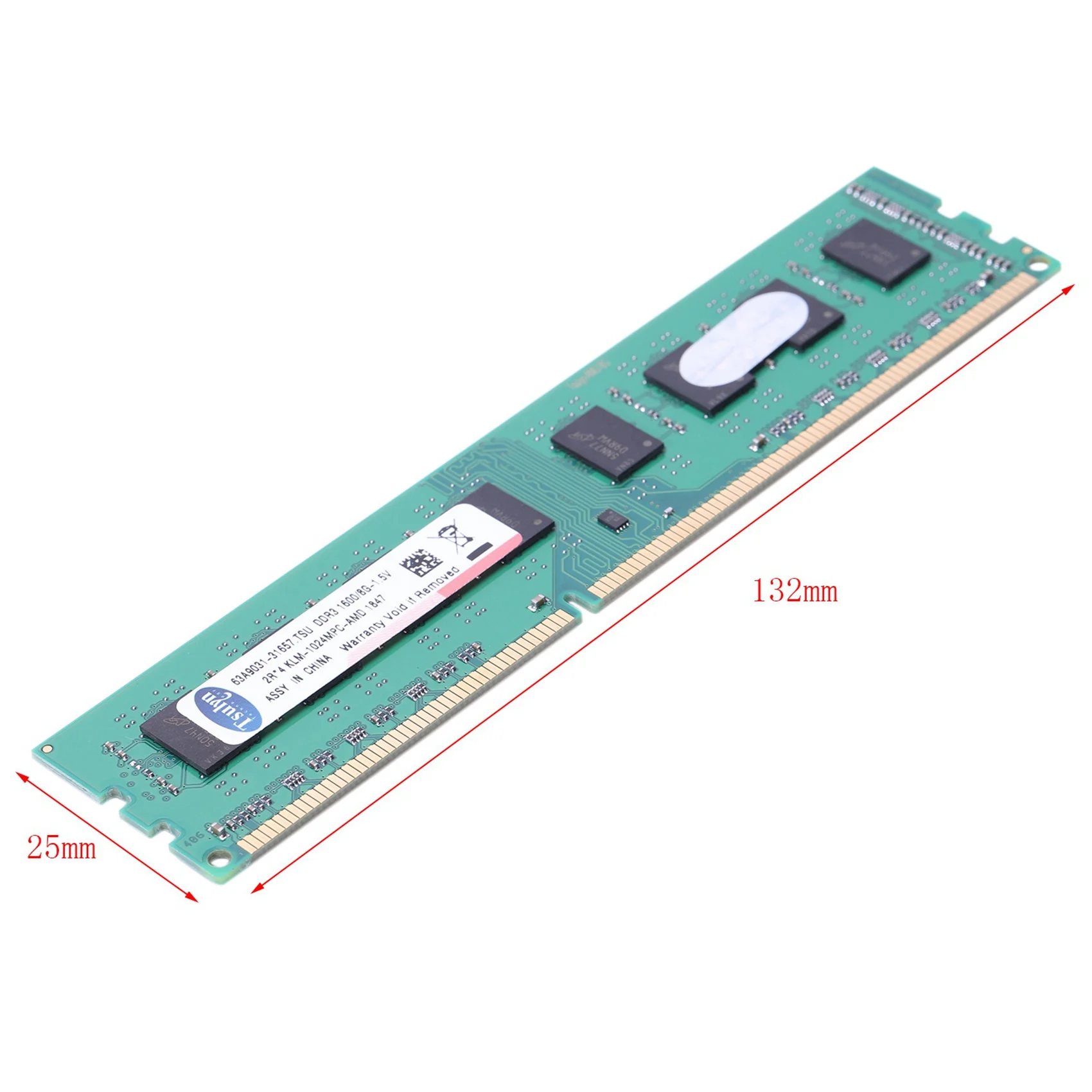 BAAE 2X Tsulyn 8Gb Ddr3 1600Mhz Ram Desktop Memory Dimm Only For Amd F2 M2 Computer Pc