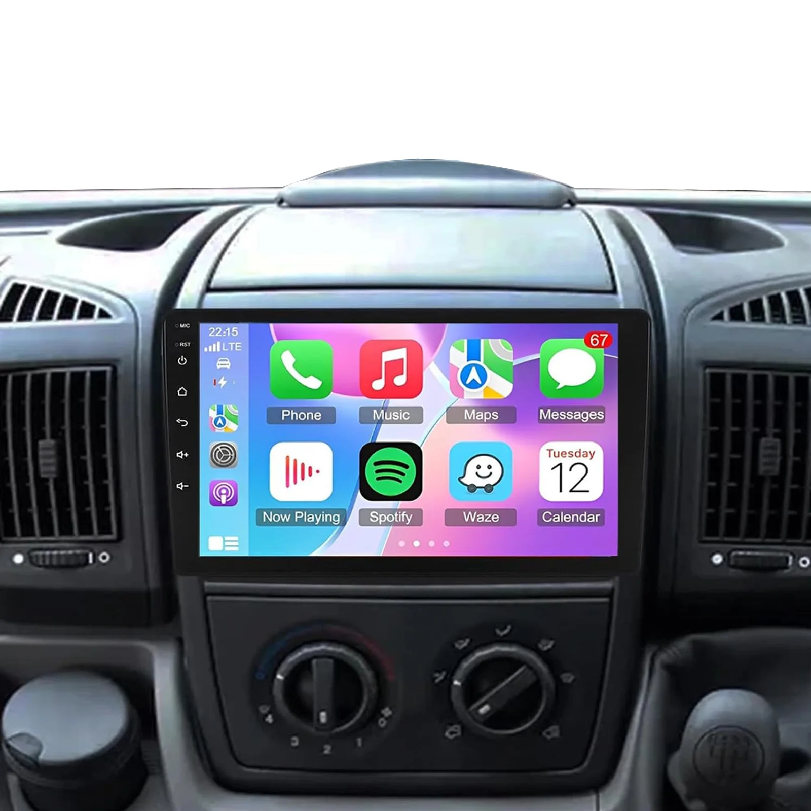 Android 15 autoradio voor Fiat Ducato 2005-2023 Citroen Jumper Peugeot Boxer draadloze Carplay Android Auto multimediaspeler BT - afbeelding 2