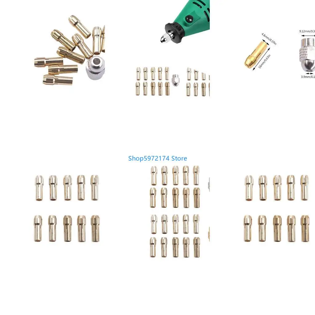Y3NB Stainless Copper Collet Chucks Replaces forDremel Rotary Tool Engraving Machine
