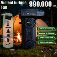 Turbine Fan X11Pro Max, powerful air blower, with 990,000 RPM, wind speed of 75 meters per second,High-speed turbine hair dryer.