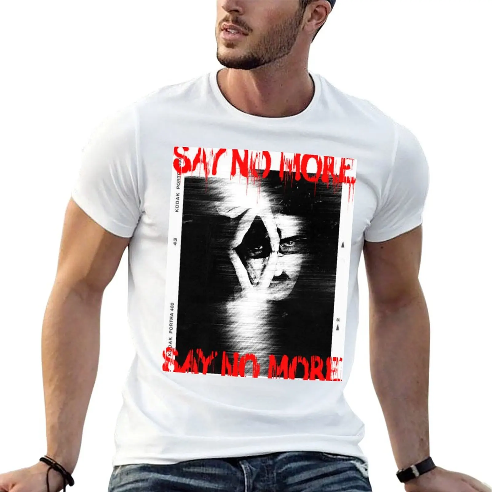 Camiseta Say No More Charly Garcia, camisetas g man para hombre, camiseta de algodón 100%, camisetas divertidas de algodón para hombre