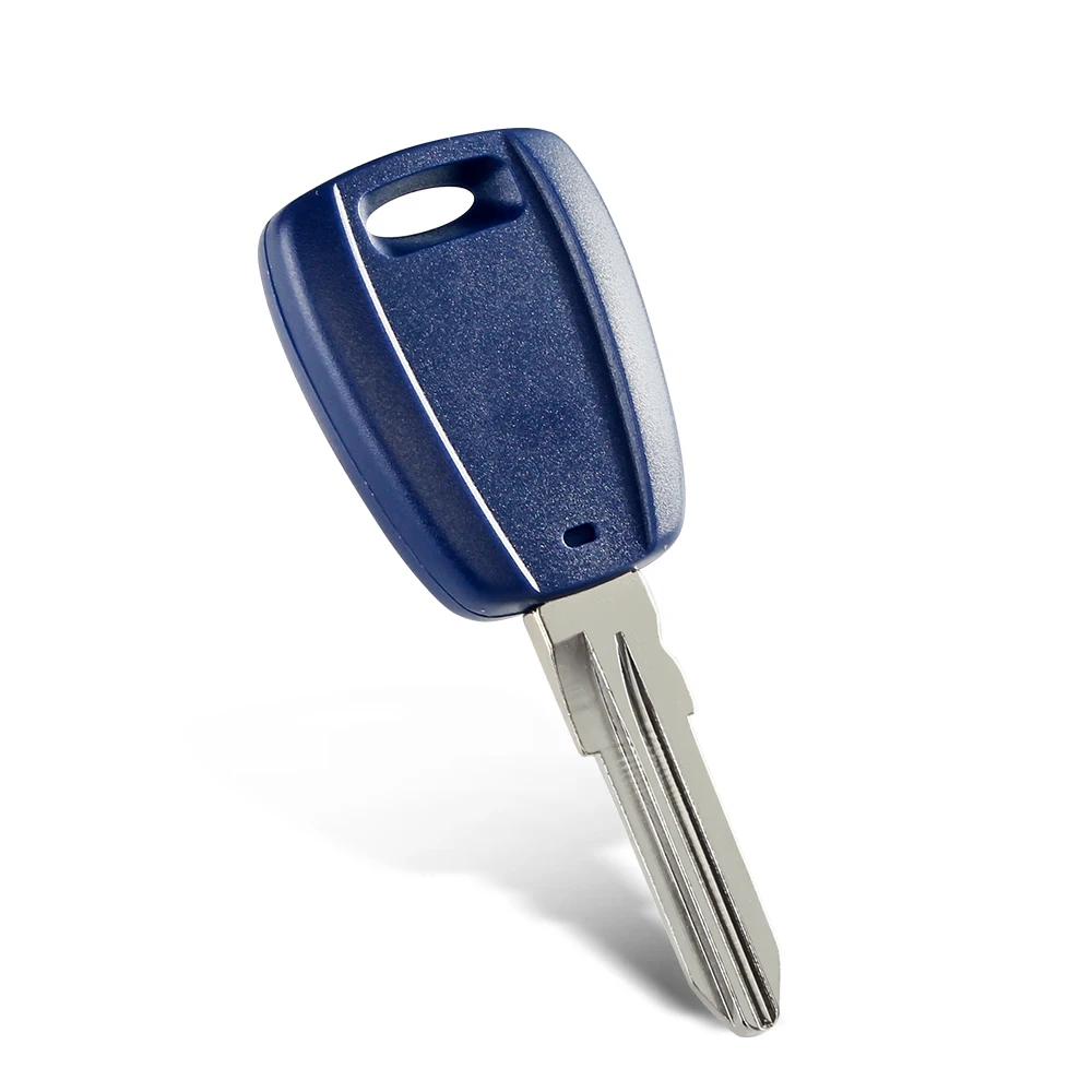 KEYYOU Transponder Car Key Shell Uncut Blade Case For Fiat 500 Ducato Replacement Housing Case SIP22/GT15R Blade